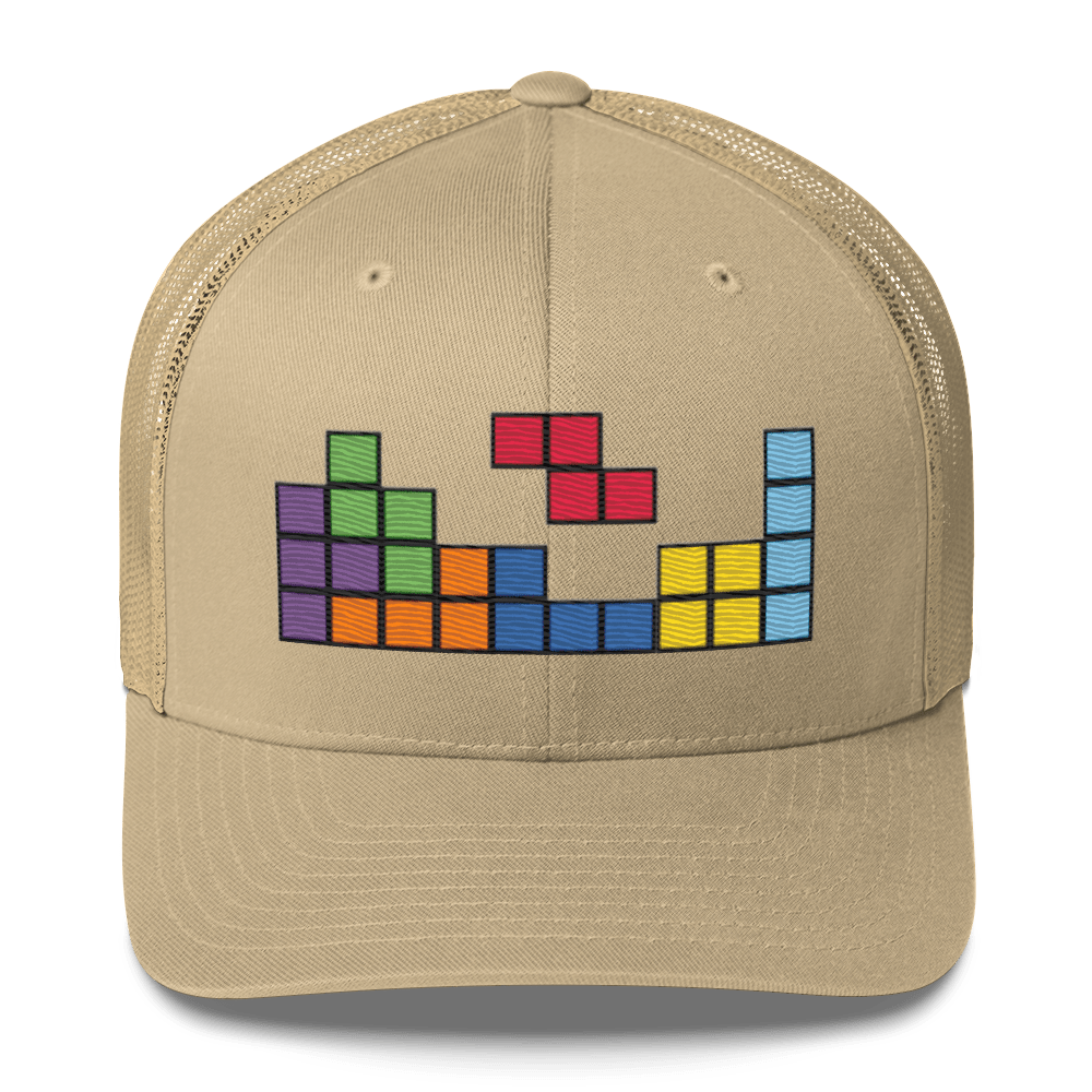 "Tetris" Blocks - Retro Trucker Hat