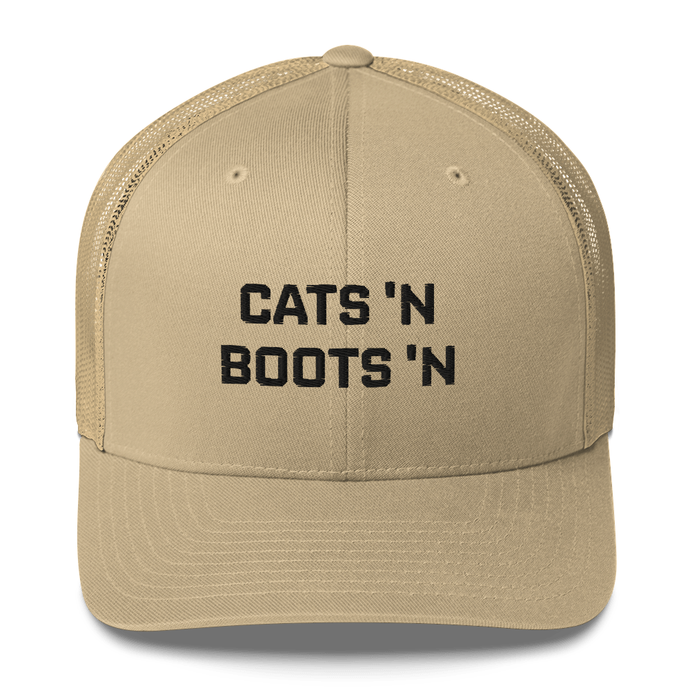 Cats 'N Boots 'N - Retro Trucker Hat