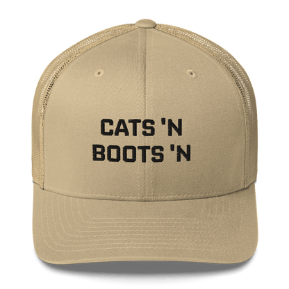 Cats 'N Boots 'N - Retro Trucker Hat