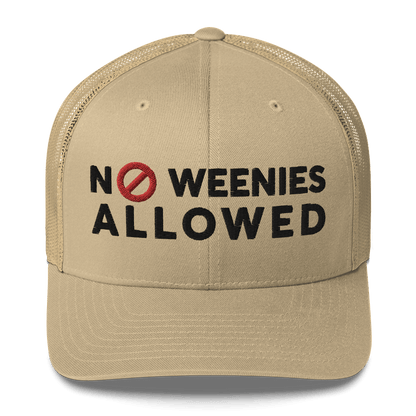 No Weenies Allowed - Retro Trucker Hat