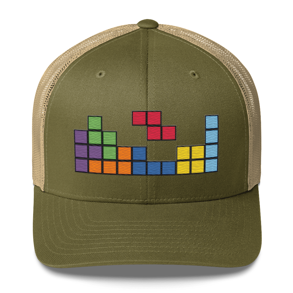 "Tetris" Blocks - Retro Trucker Hat