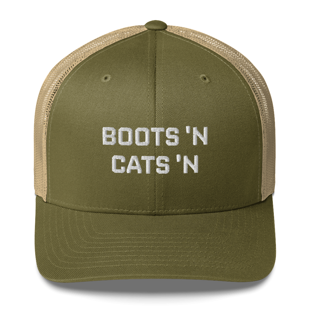 Boots 'N Cats 'N - Retro Trucker Hat