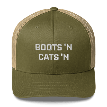 Boots 'N Cats 'N - Retro Trucker Hat