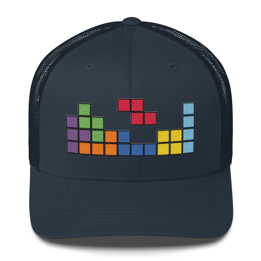 "Tetris" Blocks - Retro Trucker Hat