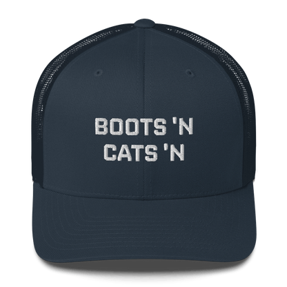 Boots 'N Cats 'N - Retro Trucker Hat