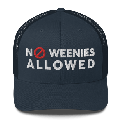 No Weenies Allowed - Retro Trucker Hat