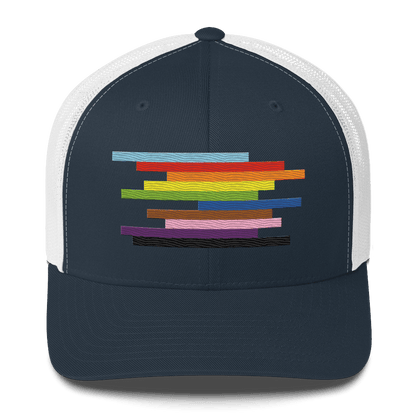 Rainbow Slats - Retro Trucker Hat