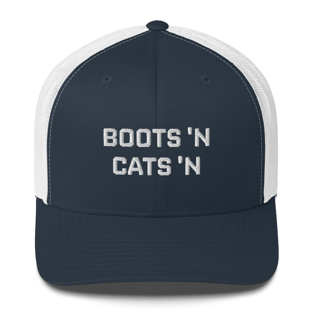 Boots 'N Cats 'N - Retro Trucker Hat