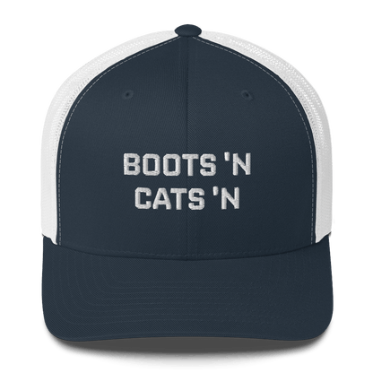 Boots 'N Cats 'N - Retro Trucker Hat