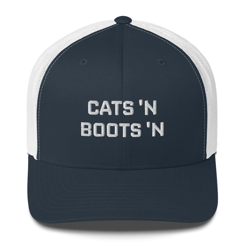 Cats 'N Boots 'N - Retro Trucker Hat