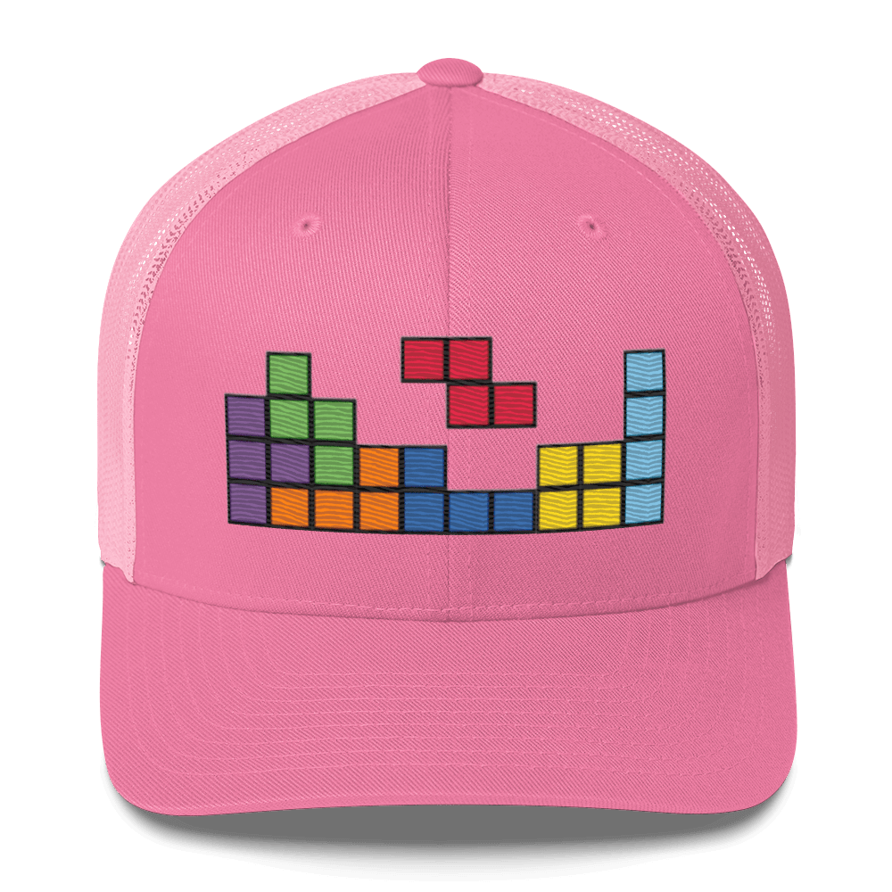 "Tetris" Blocks - Retro Trucker Hat