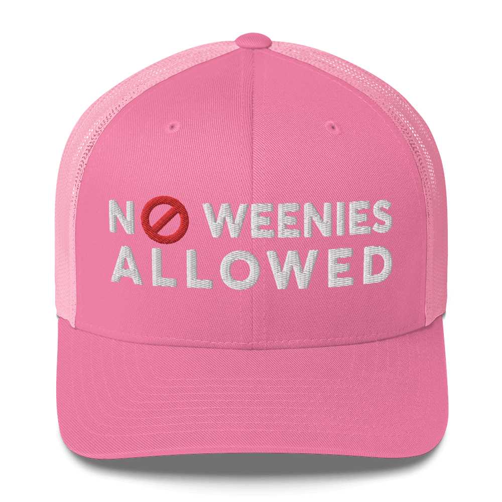 No Weenies Allowed - Retro Trucker Hat