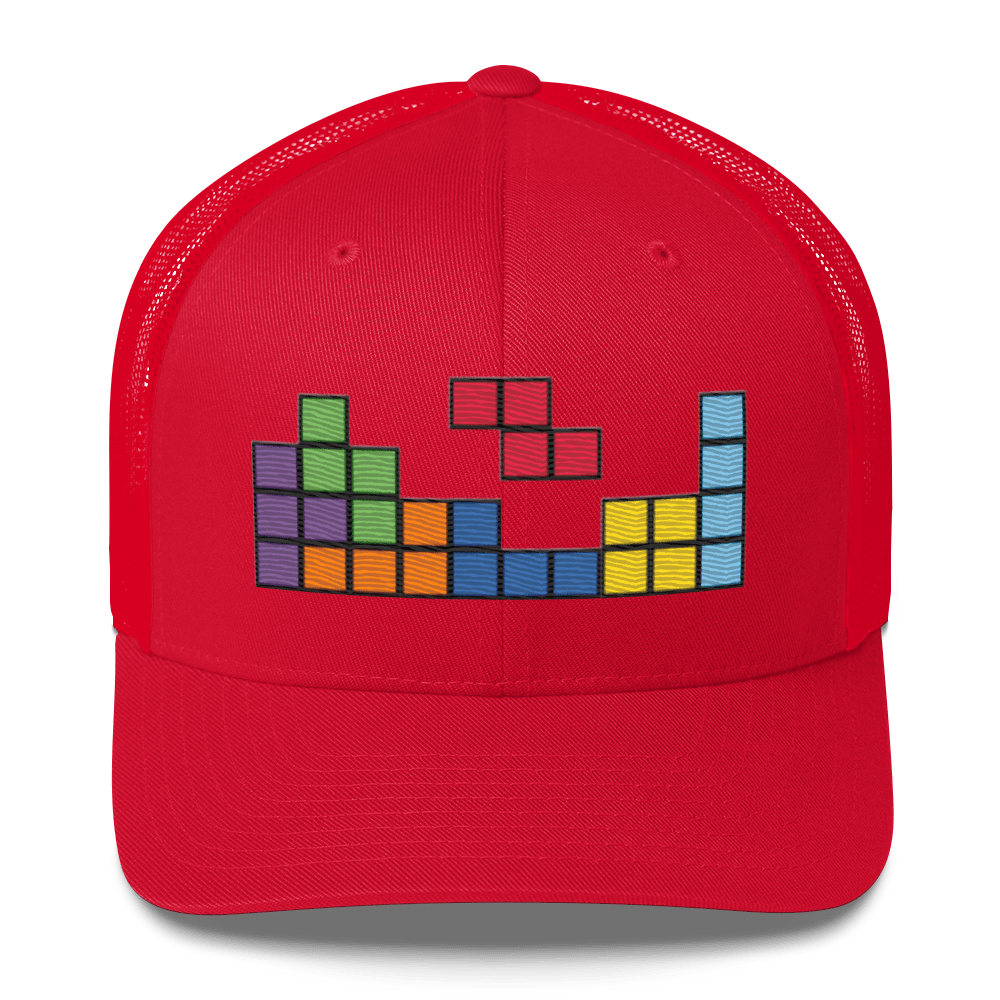 "Tetris" Blocks - Retro Trucker Hat