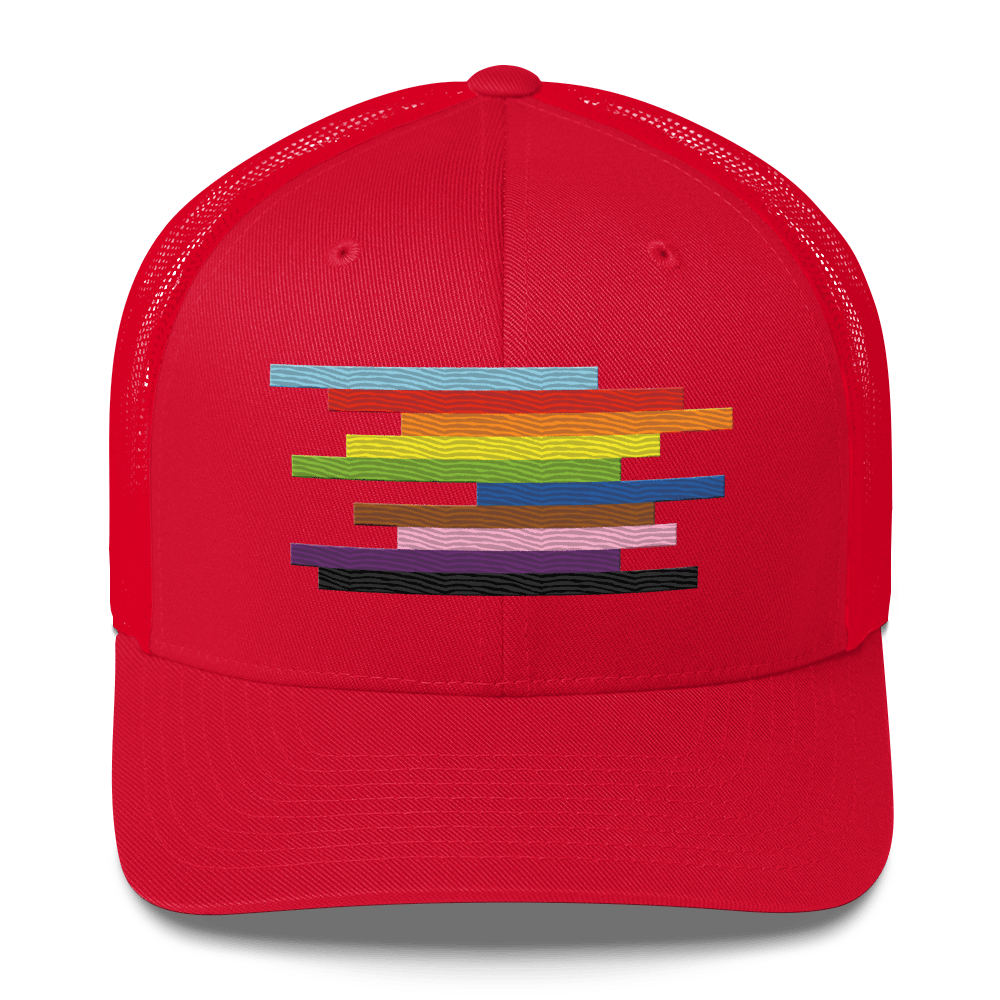 Rainbow Slats - Retro Trucker Hat