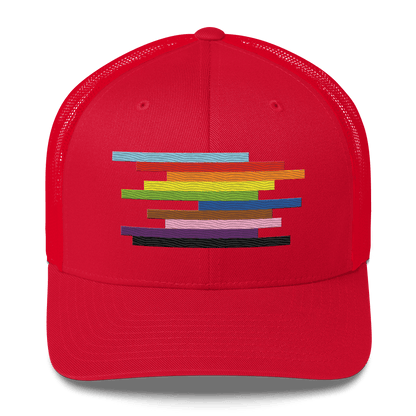 Rainbow Slats - Retro Trucker Hat