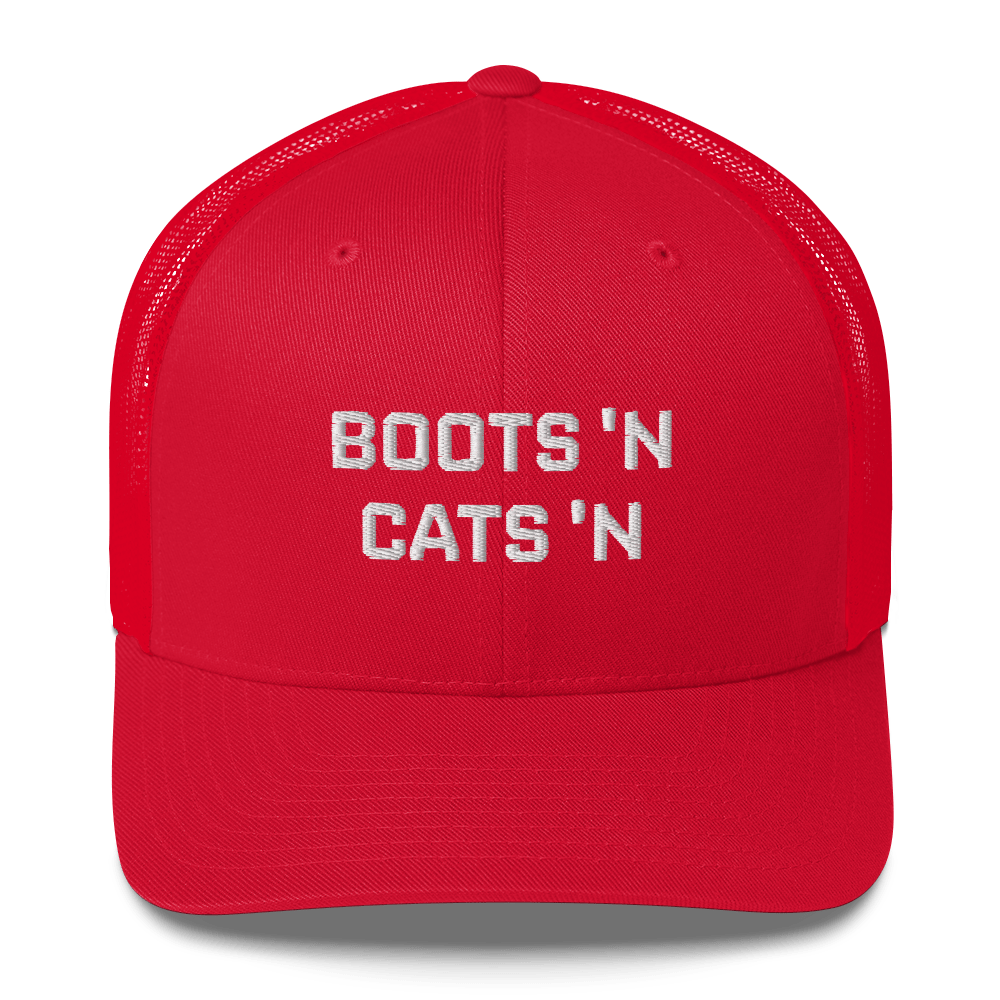 Boots 'N Cats 'N - Retro Trucker Hat