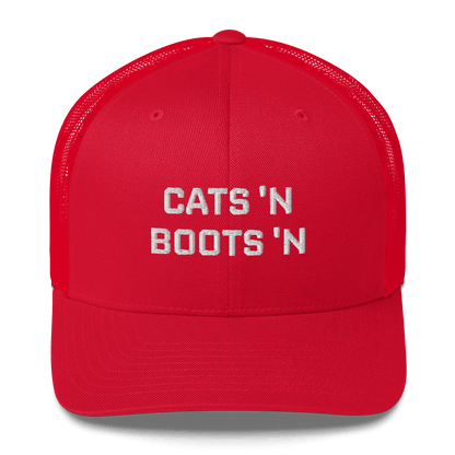 Cats 'N Boots 'N - Retro Trucker Hat