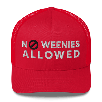 No Weenies Allowed - Retro Trucker Hat