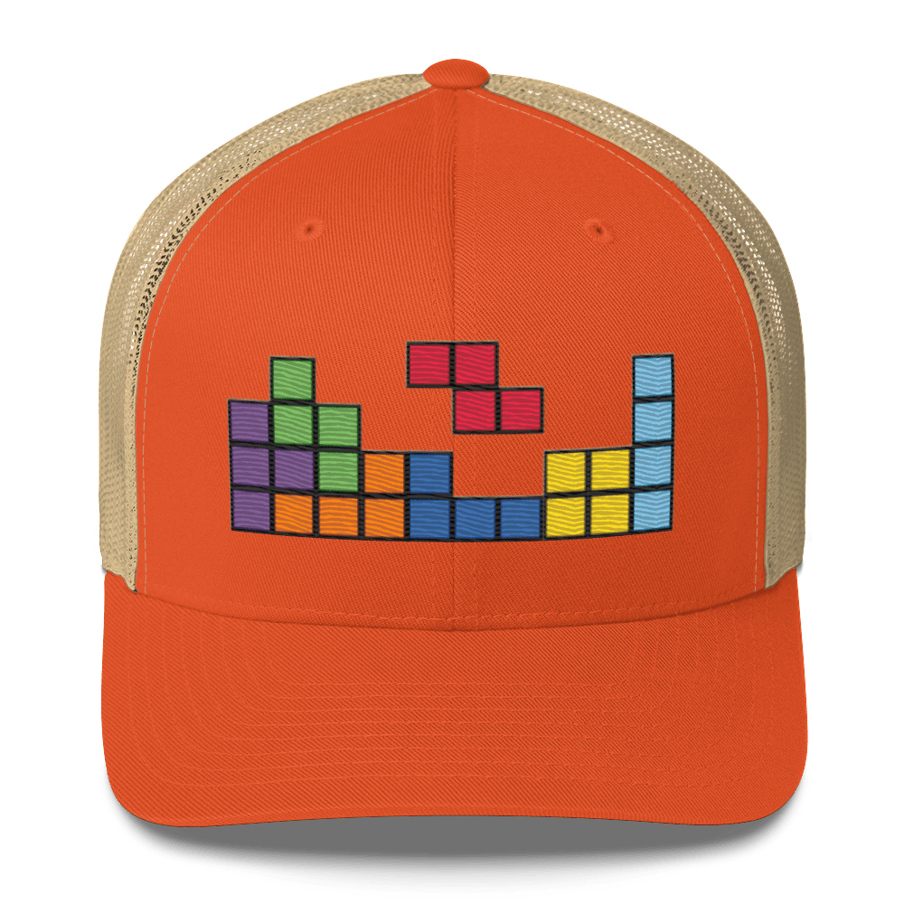 "Tetris" Blocks - Retro Trucker Hat