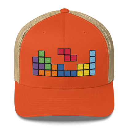 "Tetris" Blocks - Retro Trucker Hat