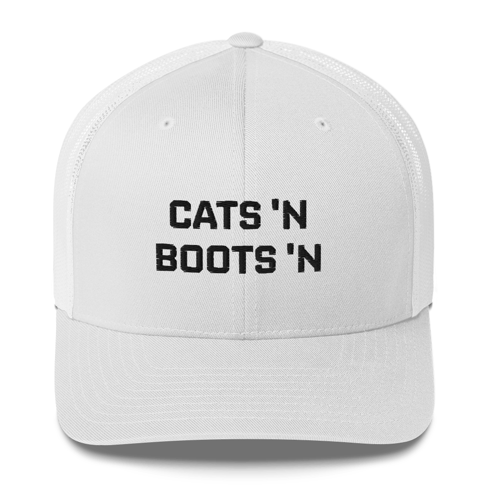 Cats 'N Boots 'N - Retro Trucker Hat